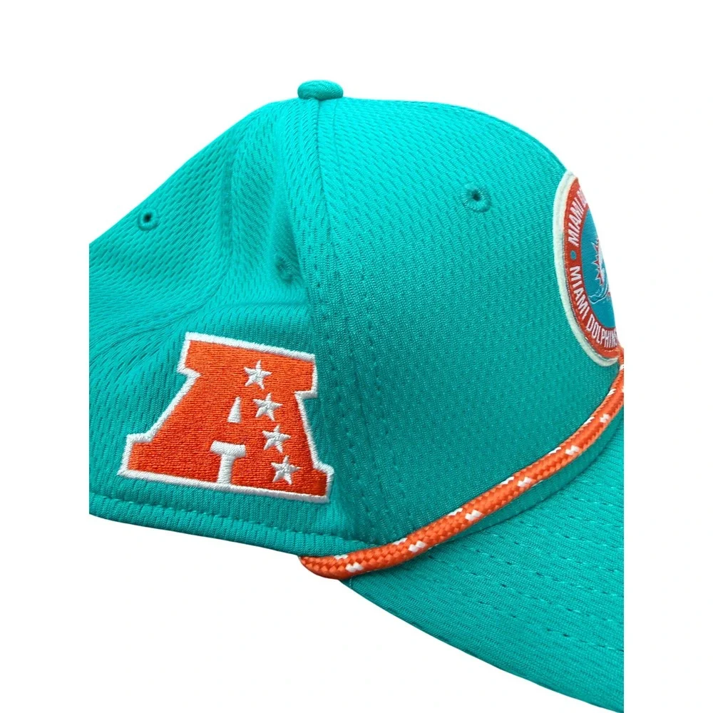 New Era Miami Dolphins Youth Hat Aqua Teal 9SEVENTY NFL Snapback Sideline Cap